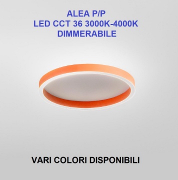 Immagine di Plafoniera Aela Gea Luce 40cm Cerchio Led 3000k-4000k Dimmerabile