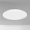 Immagine di Grande Plafoniera Tonda 80cm Con Retroilluminazione Led 3000k-4000k Aela Gea Luce