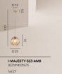 Immagine di Sospensione In Vetro Decorato Ambra Majesty Fan Europe