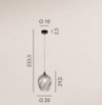 Immagine di Lampada A Sospensione Vetro Grigio Fume Majesty Fan Europe