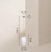 Immagine di Lampadario Pendente Vetro Decorato Trasparente Majesty Fan Europe