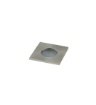 Immagine di Porta Faretto Quadrato Incasso Da Bagno Nichel IP65 Viper Intec
