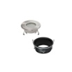 Immagine di Struttura Per Faretto Incasso Da Bagno Rotondo Nichel IP65 Viper Intec
