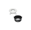 Immagine di Porta Faretto Bianco Da Incasso Tondo GU10 82 mm IP65 Viper Intec