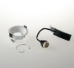 Immagine di Struttura Faretto Incasso Rotondo Alluminio Bianco Diam. 8,5 cm GU10