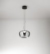 Immagine di Sospensione Vetro Specchiato Fume Kave Led 20w 3000k Perenz 8530 SP