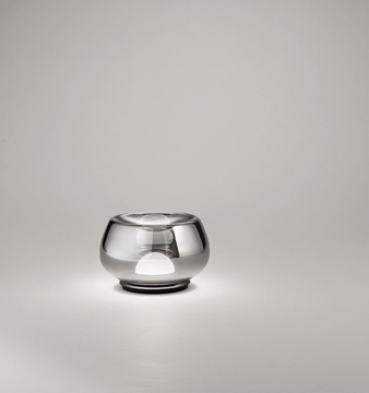 Immagine di Lampada Comodino Vetro Fumé Led 3000k Dimmerabile Kave Perenz 8534 SP