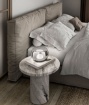 Immagine di Lampada Comodino Vetro Fumé Led 3000k Dimmerabile Kave Perenz 8534 SP