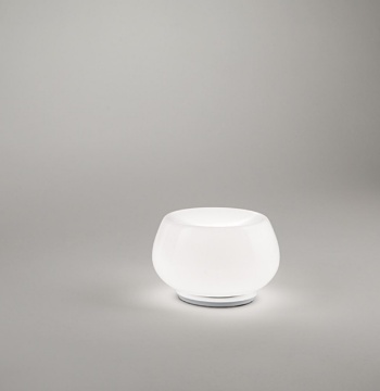 Immagine di Lumetto Vetro Bianco Moderno Led 3000k Dimmerabile Kave Perenz 8534 B