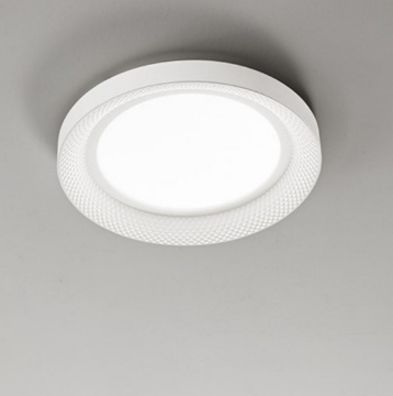 Immagine di Plafoniera Rotonda Bianca 50 cm Led 40w 3000k 4000k Hive Perenz