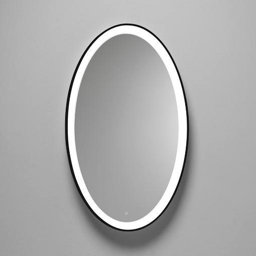 Immagine di Specchio Da Bagno Lifering-o Design Ovale Con Luce Led 3000k Vivida