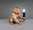 Immagine di Lampada Da Comodino Dorata Gorilla Kong Trio Lighting