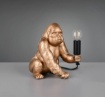 Immagine di Lampada Da Comodino Dorata Gorilla Kong Trio Lighting
