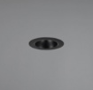Immagine di Faretto Nero Rotondo Led Dimmerabile 6w CCT Incasso Da Bagno IP44 Virunga Trio