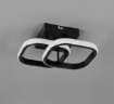 Immagine di Plafoniera Design Squadrato Nero Per Ingresso Led 7w 3000k Kasia Trio