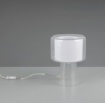 Immagine di Lampada Comodino In Vetro Trasparente Rocka Trio Lighting
