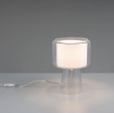 Immagine di Lampada Comodino In Vetro Trasparente Rocka Trio Lighting