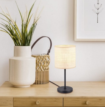 Immagine di Lampada Da Tavolo Con Paralume Aimee Trio Lighting