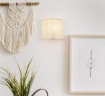 Immagine di Applique Da Comodino Paralume Alghe Con Interruttore Aimee Trio Lighting