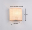 Immagine di Applique Da Comodino Paralume Alghe Con Interruttore Aimee Trio Lighting