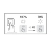 Immagine di Faretto Incasso Per Bagno Nero IP65 Led 2700k-4000k Himal 85mm Trio