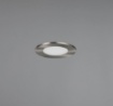 Immagine di Faretto Led Da Incasso Per Doccia Bagno Nichel 85mm 2700k 4000k Himal Trio