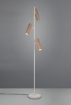 Immagine di Piantana Con Faretti CilindrI Orientabili Design Rigato GU10 Soka Trio