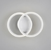 Immagine di Plafoniera Led Piccola Cerchi 7w 4000k Bianco Kasia Trio