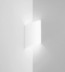 Immagine di Applique Di Gesso Per Angolo Parete Luce Biemissione Slash Fan Europe