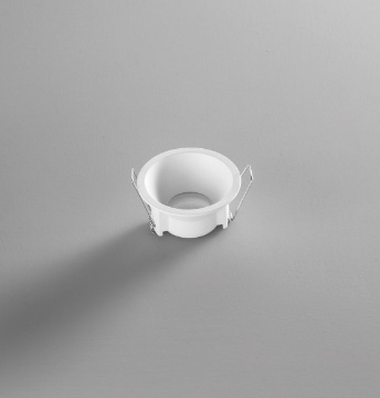 Immagine di Porta Faretto Incasso GU10 Bianco Tondo 85 mm IP65 Reikon Intec