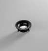Immagine di Porta Faretto Incasso Nero Rotondo GU10 85 mm IP65 Reikon Intec