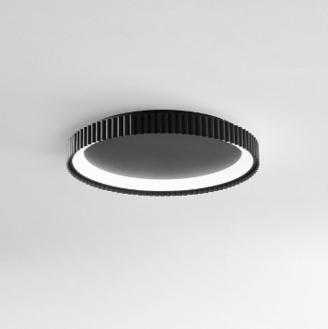 Immagine di Plafoniera Tonda Plissè 50 cm Led CCT 40w 3000k 4000k Nike Fan Europe
