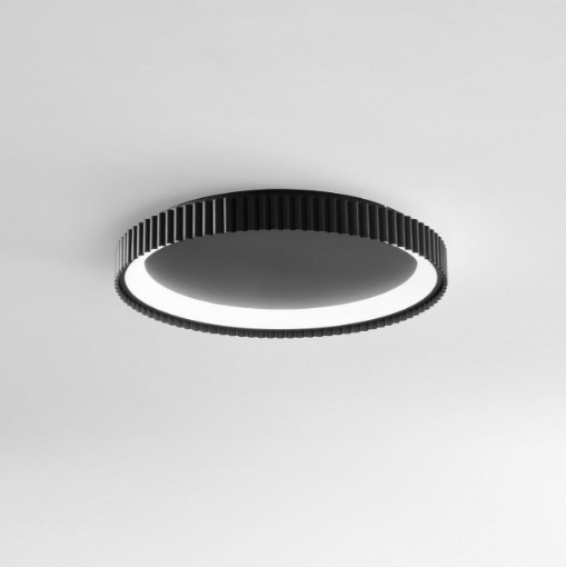 Immagine di Plafoniera Tonda Plissè 50 cm Led CCT 40w 3000k 4000k Nike Fan Europe