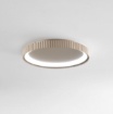 Immagine di Plafoniera Rotonda Oro Bordo Rigato 50 cm Led CCT 40w Nike Fan Europe