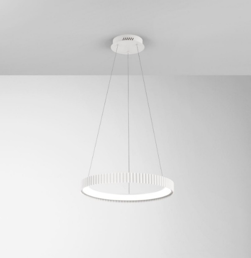 Immagine di Lampadario Moderno Anello Rigato Led 40w CCT Nike Fan Europe