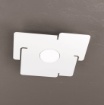 Immagine di Piccola Plafoniera Ingresso Corridoio Bianca Led Gx53 Echo Top Light