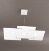 Immagine di Lampadario Bianco 3 Luci Per Tavolo Echo Top Light Led Gx53