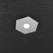 Immagine di Plafoniera Esagonale Ultrasottile Per Corridoio Led Gx53 Hexagon Top Light