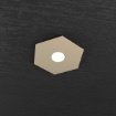 Immagine di Plafoniera Esagonale Ultrasottile Per Corridoio Led Gx53 Hexagon Top Light