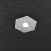 Immagine di Plafoniera Piccola Ultrasottile Decorata Hexagon Led Gx53 Top Light