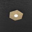 Immagine di Plafoniera Piccola Ultrasottile Decorata Hexagon Led Gx53 Top Light