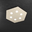 Immagine di Plafoniera Esagonale Ultrasottile 6 Luci Led Hexagon Top Light
