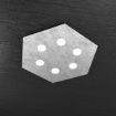 Immagine di Plafoniera Led Gx53 Piastra Esagonale 6 Luci Con Decoro Top Light Hexagon