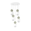 Immagine di Lampadario Per Soggiorno Grappolo Sfere Vari Colori Cottage Top Light