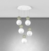 Immagine di Lampadario Per Soggiorno Grappolo Sfere Vari Colori Cottage Top Light