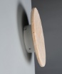 Immagine di Applique Decorativa Rotonda In Travertino Led 4w 3000k Bobbin Trio