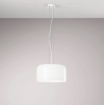 Immagine di Lampadario Moderno Per Cucina Bianco Vetro 35 cm Gibus Fan Europe