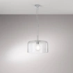 Immagine di Lampadario Moderno Vetro Trasparente 35 cm Gibus Fan Europe