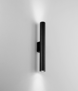 Immagine di Applique Cilindro Rigato 50 cm Luce Biemissione Fan Europe