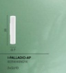 Immagine di Applique In Gesso Rigato Cilindro Verniciabile 2 Luci Led GU10 Palladio Fan Europe